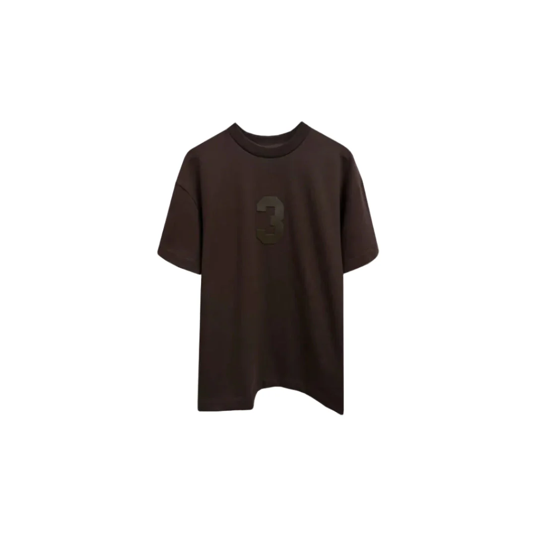 3 T-shirt in Brown [Unisex]