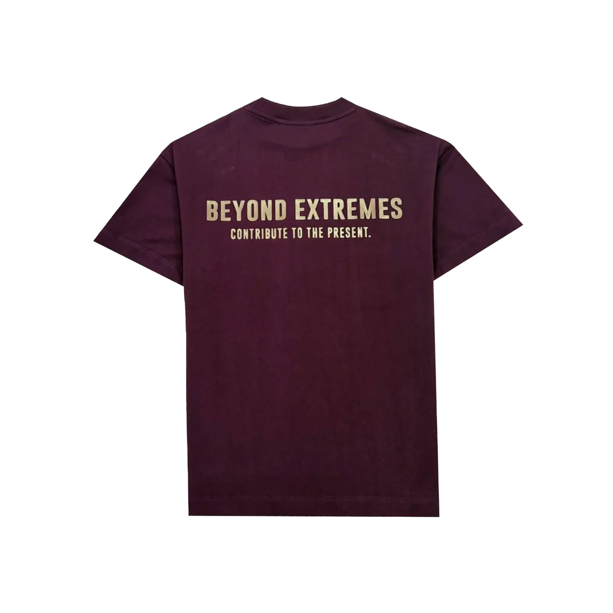 3 T-shirt in Wine [Unisex] - Image 2