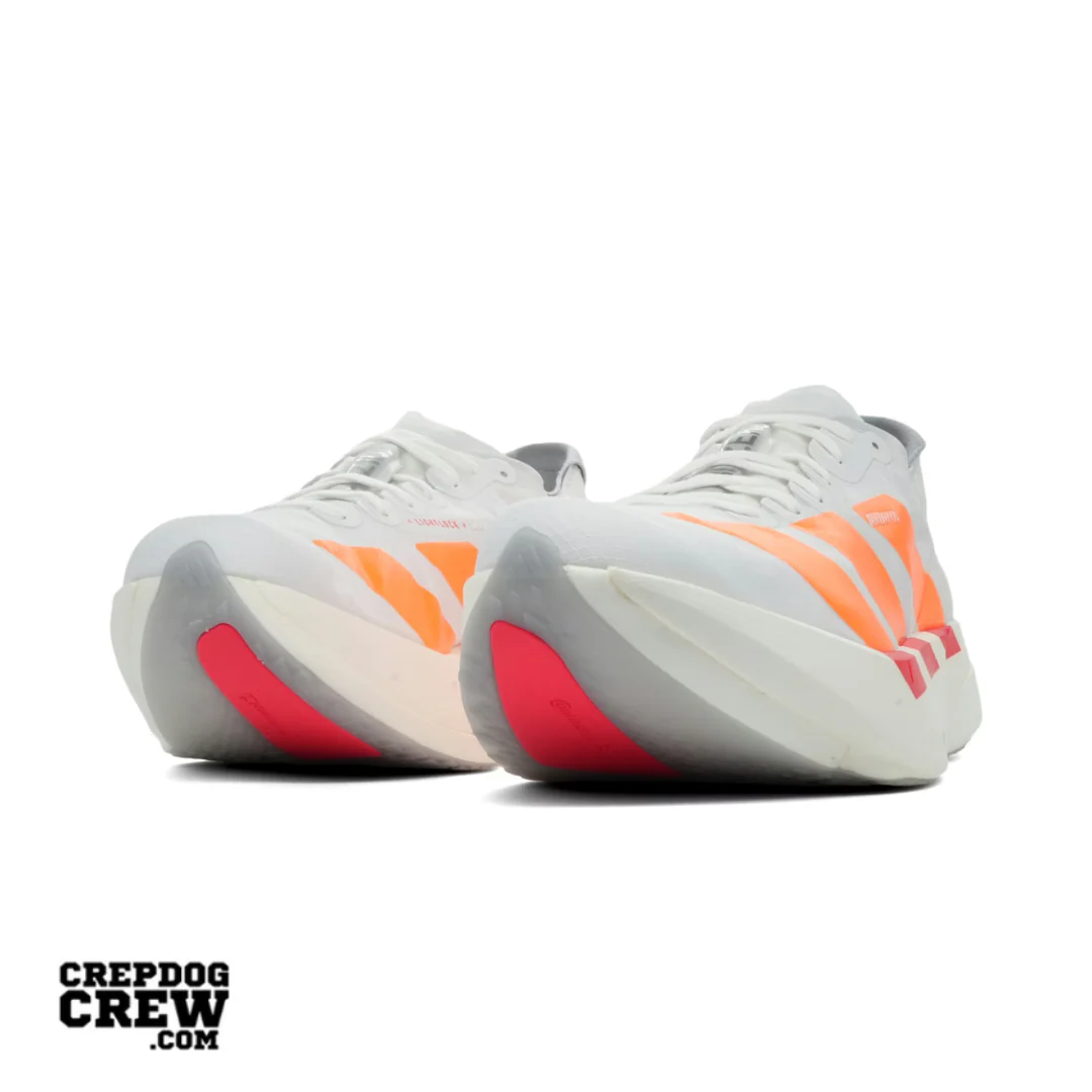 adidas Adizero Adios Pro 4 White Lucid Orange Red - Image 2