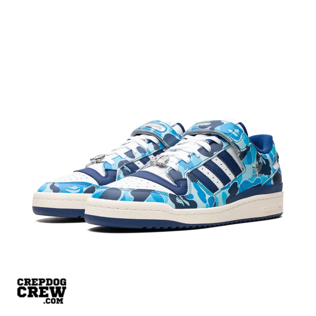 adidas Forum 84 Low Bape 30th Anniversary Blue Camo - Image 2