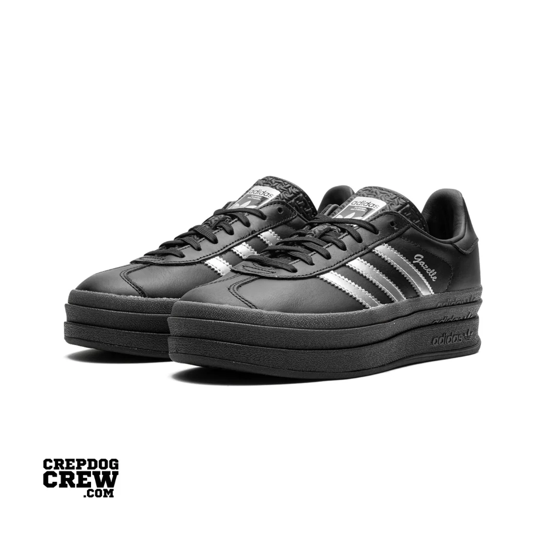 adidas Gazelle Bold Pride Pabllo Vittar Core Black Silver Metallic Lucid Pink (W) - Image 2