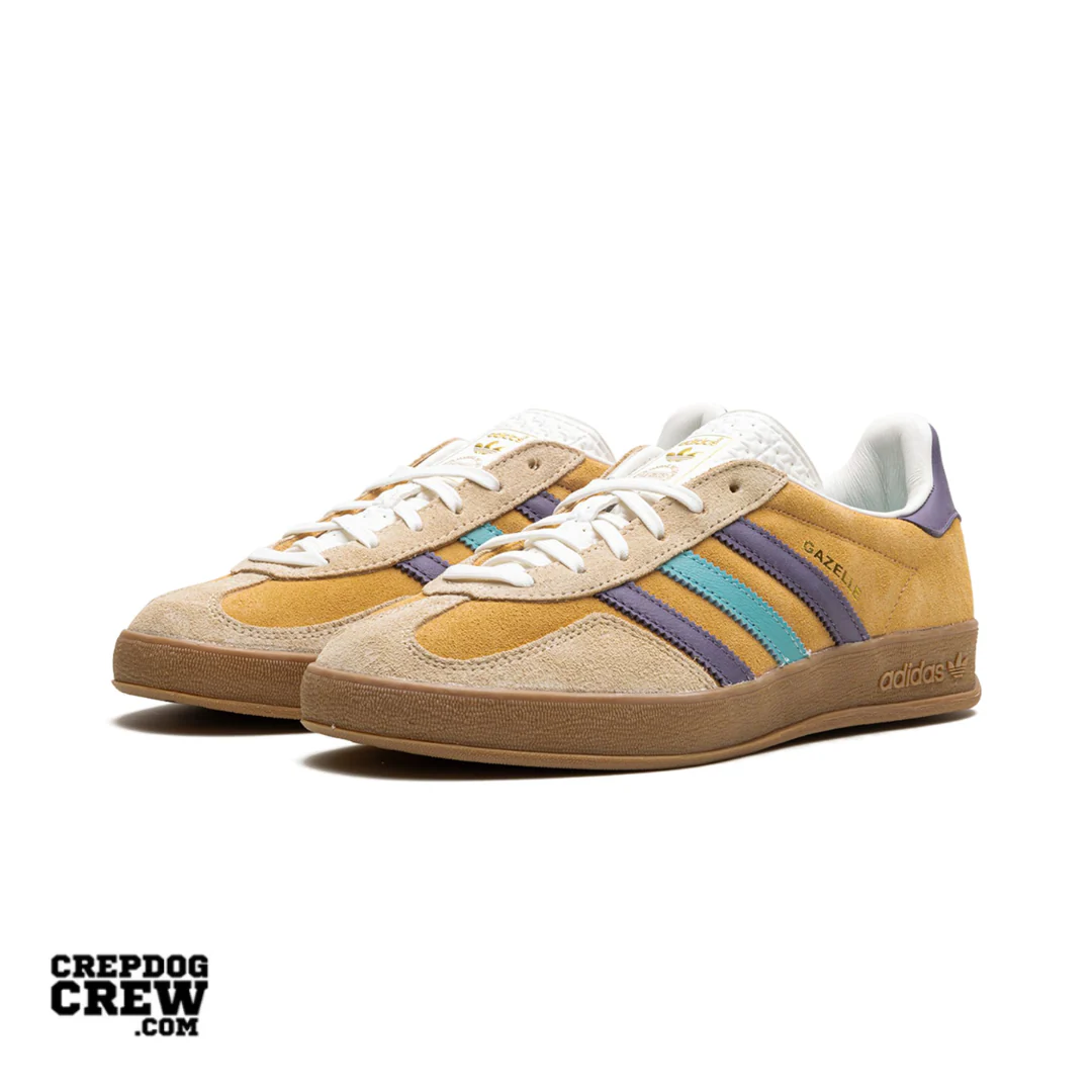 adidas Gazelle Indoor Glow Orange Shadow Violet - Image 2