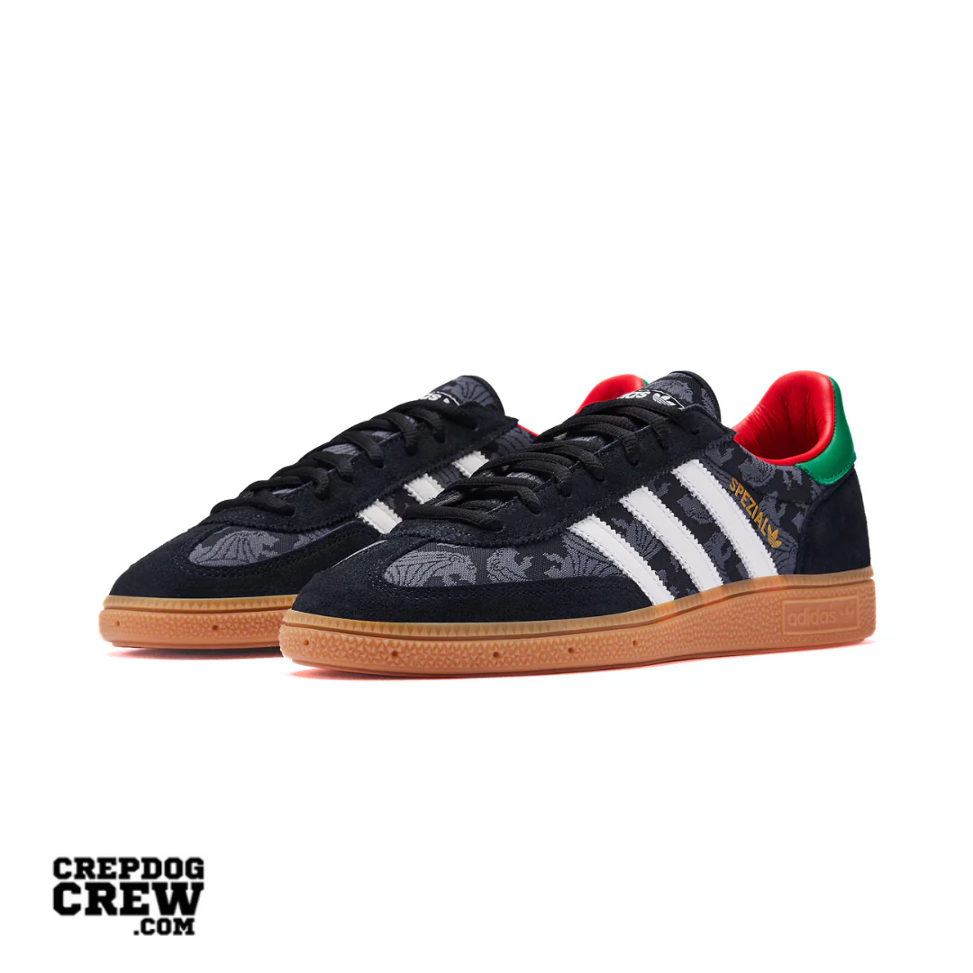 adidas Handball Spezial Black Core White Green - Image 2