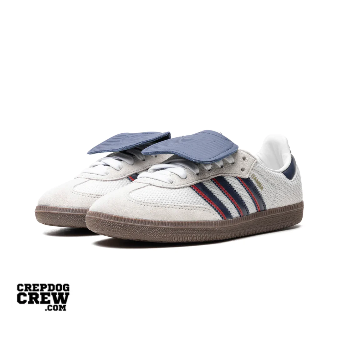 adidas Samba LT Crystal White Dark Blue - Image 2