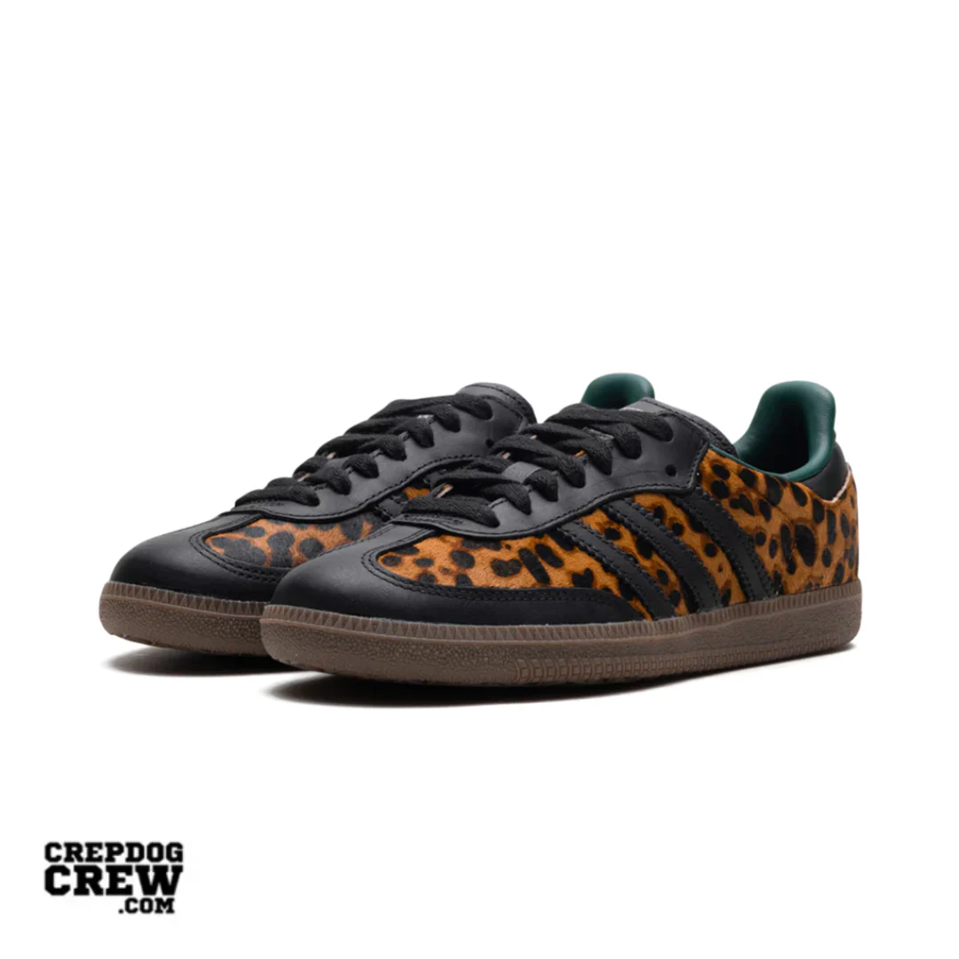 adidas Samba OG Black Green Leopard (W) - Image 2