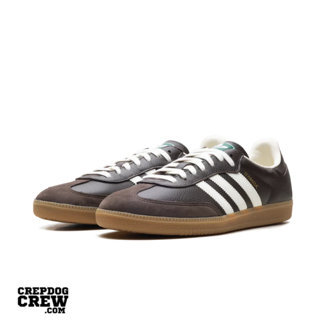 adidas Samba OG Dark Brown Off White Gum - Image 2
