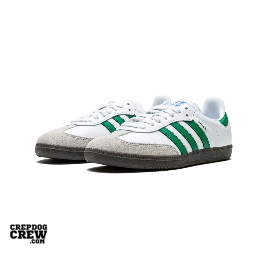 adidas Samba OG Footwear White Green - Image 2
