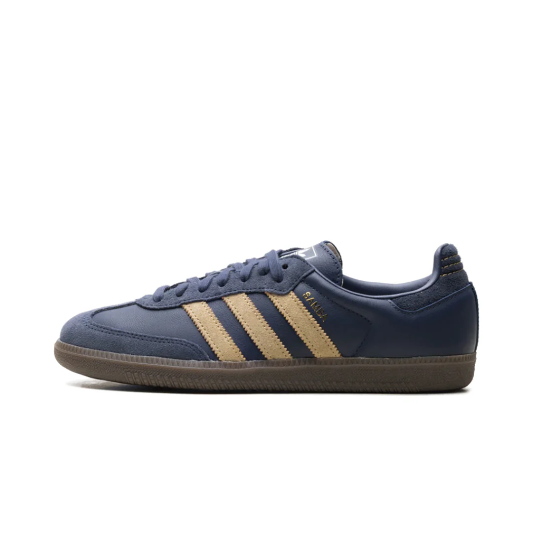 adidas Samba OG Shadow Navy Golden Beige