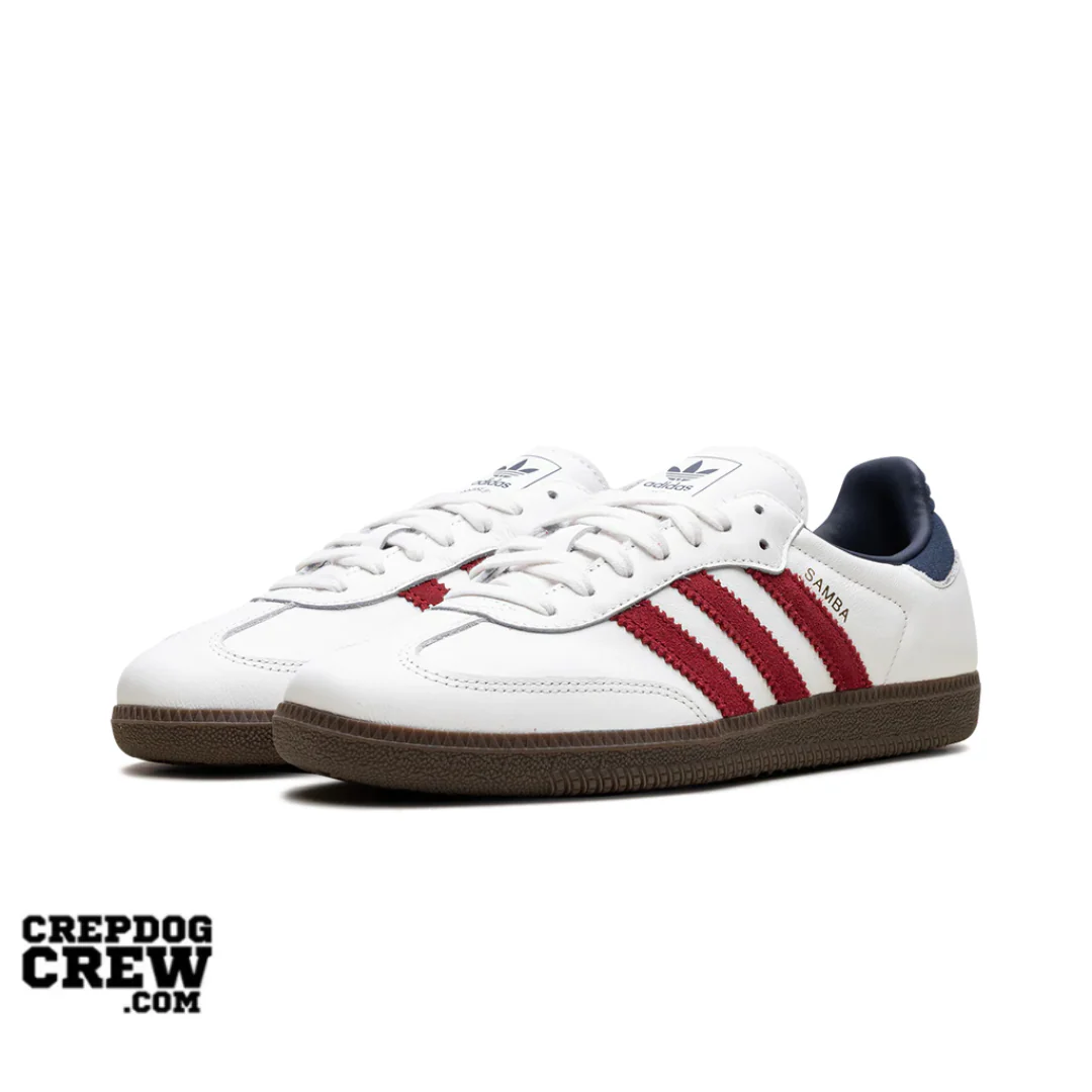 adidas Samba OG Team Victory Red Night Indigo - Image 2
