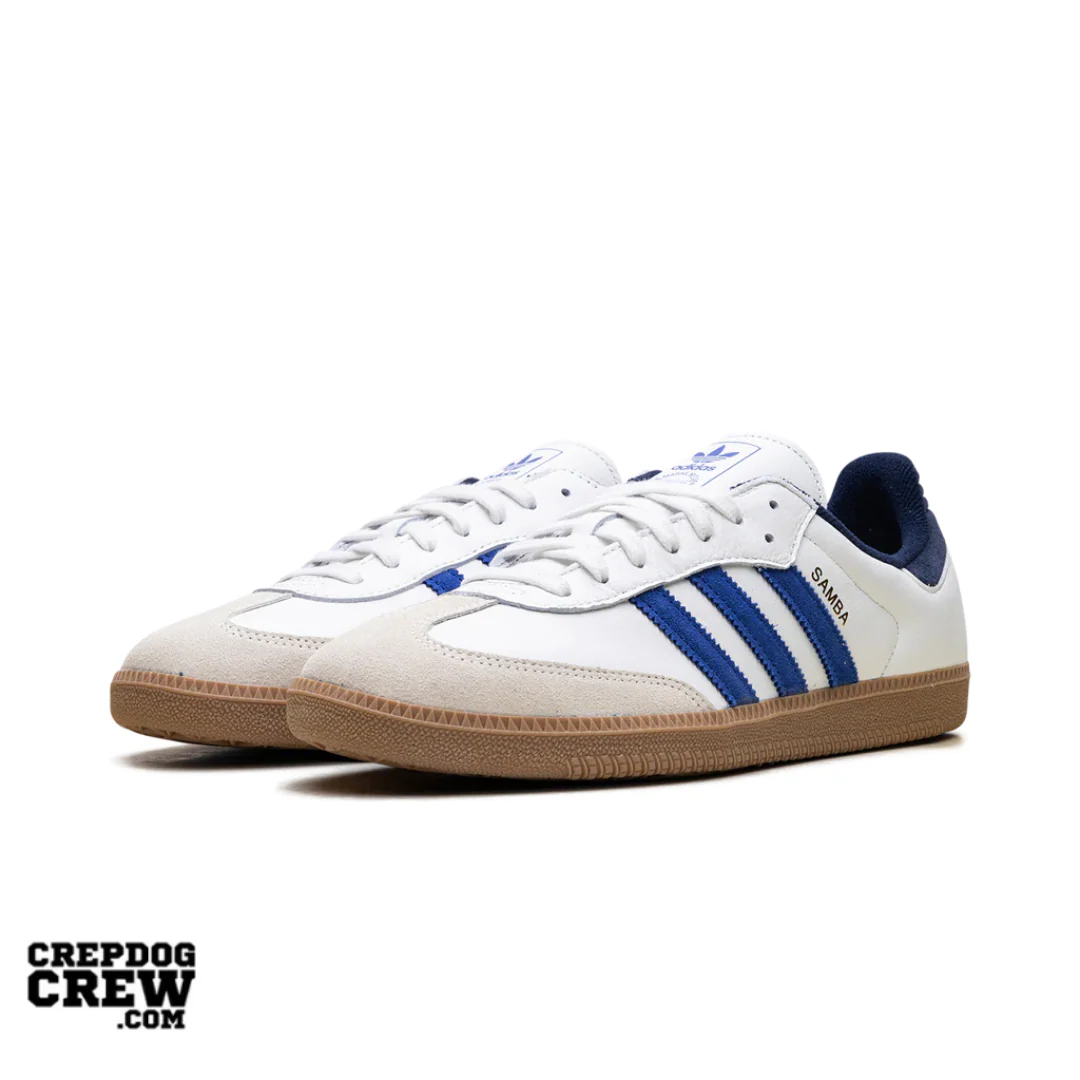 adidas Samba OG White Royal Blue Night Indigo - Image 2