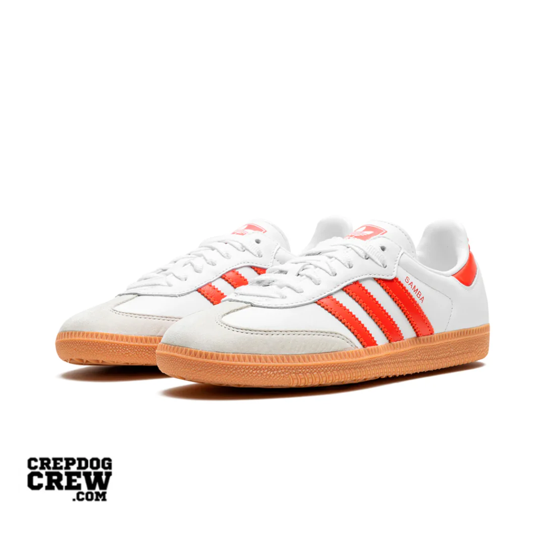 adidas Samba OG White Solar Red Gum (W) - Image 2