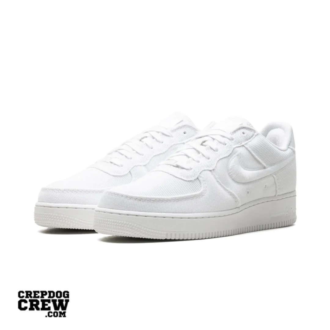 Nike Air Force 1 Low Canvas Summit White Light Orewood Brown - Image 2