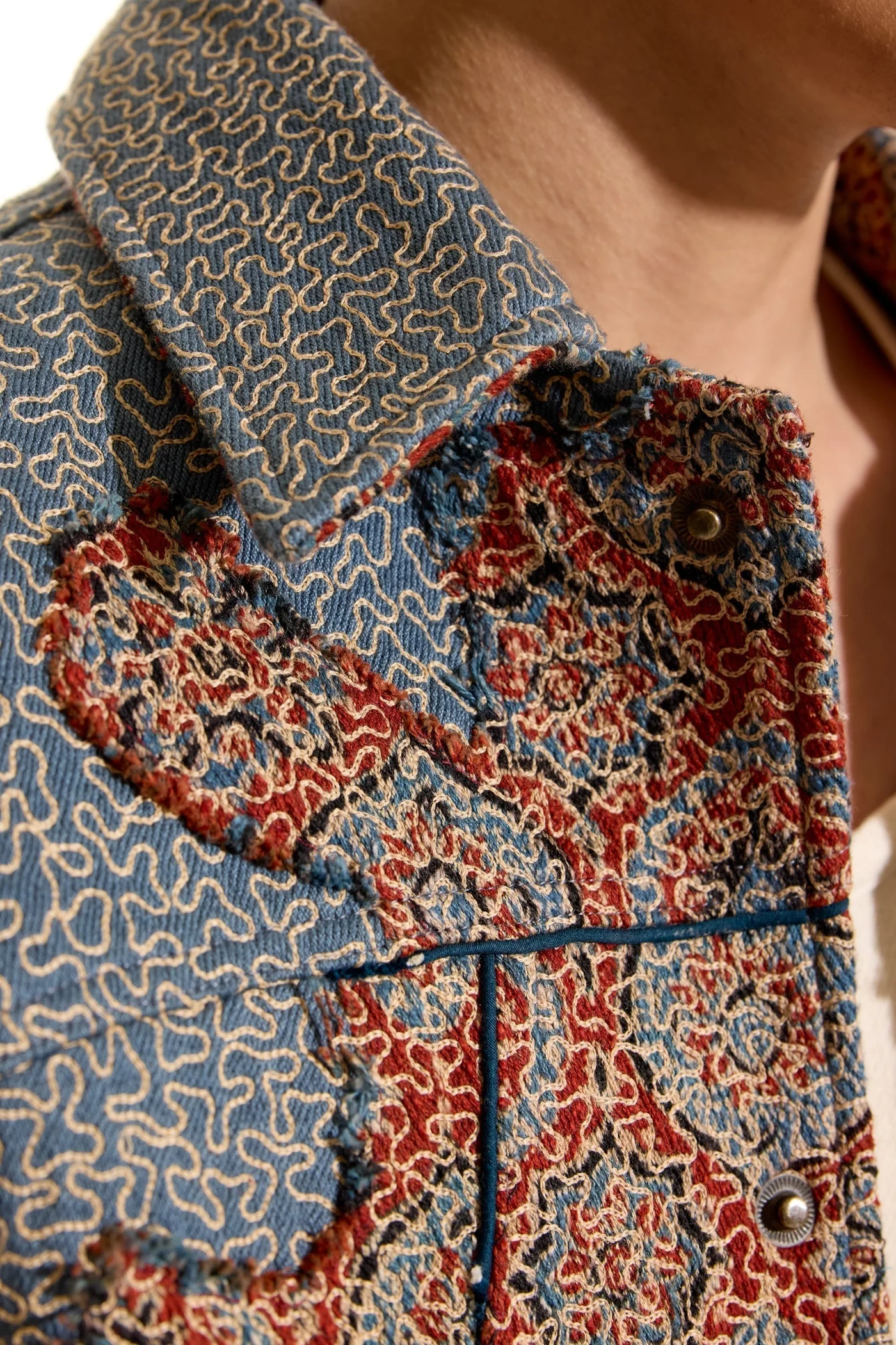 Ajrakh Paniya Jacket - Image 3
