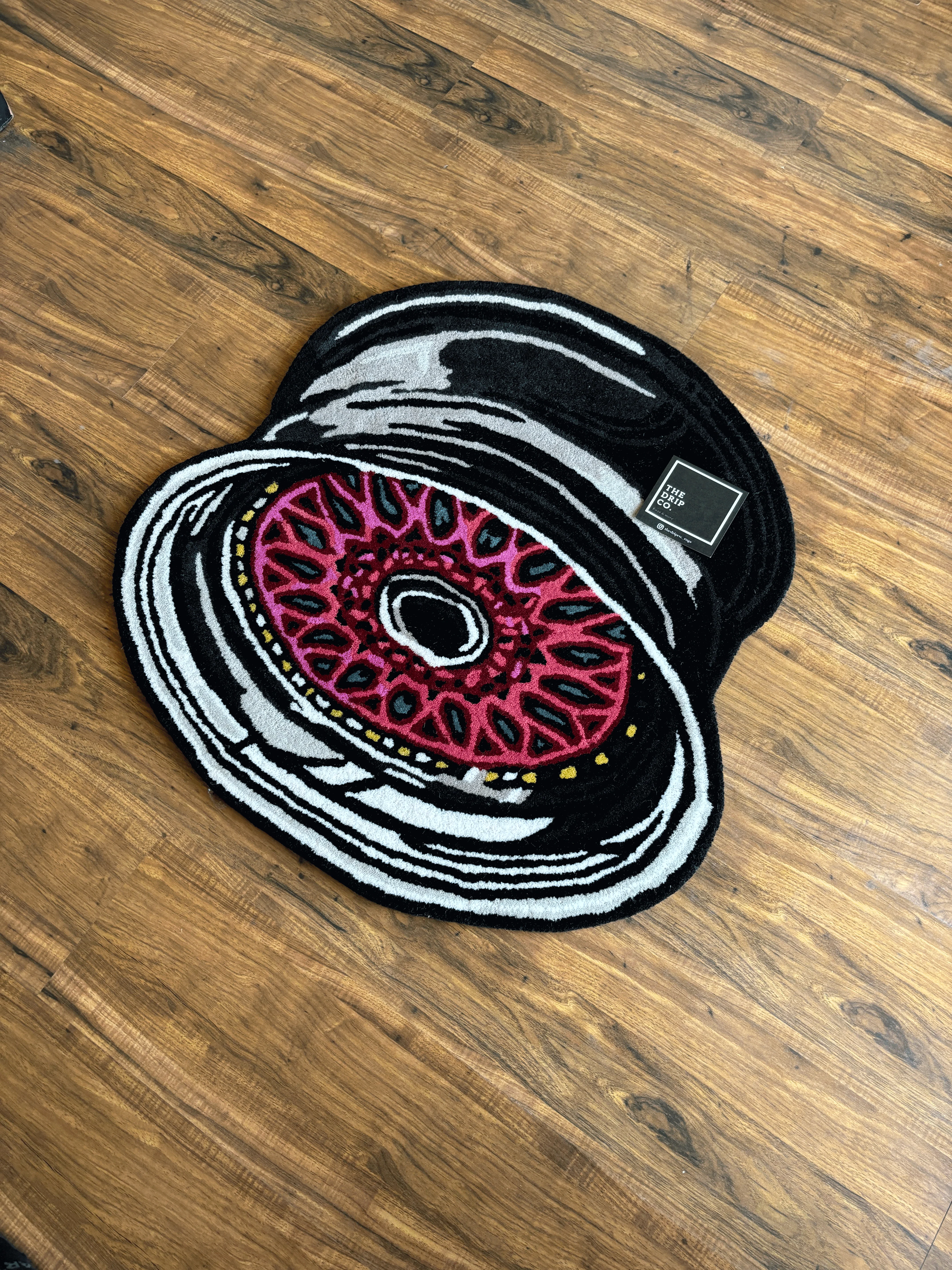 Allow Wheel Hand Tufted Custom Rug by The Drip Co. - Image 5