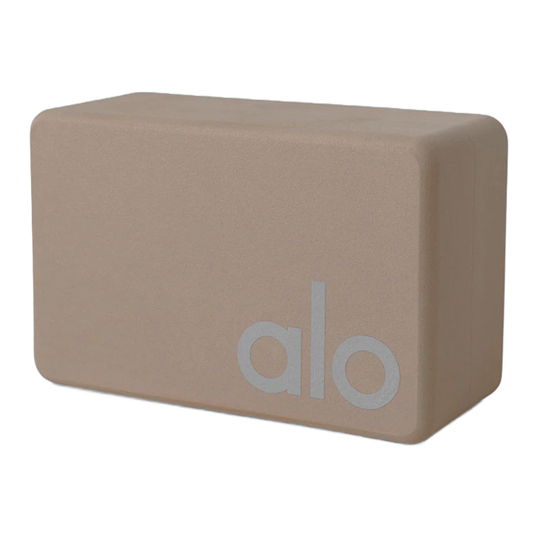 alo Uplifting Yoga Block - Gravel - Image 3
