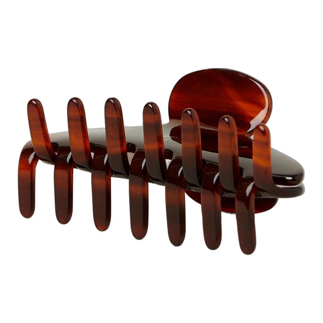 alo 90's Claw Clip - Brown Tortoise - Image 3