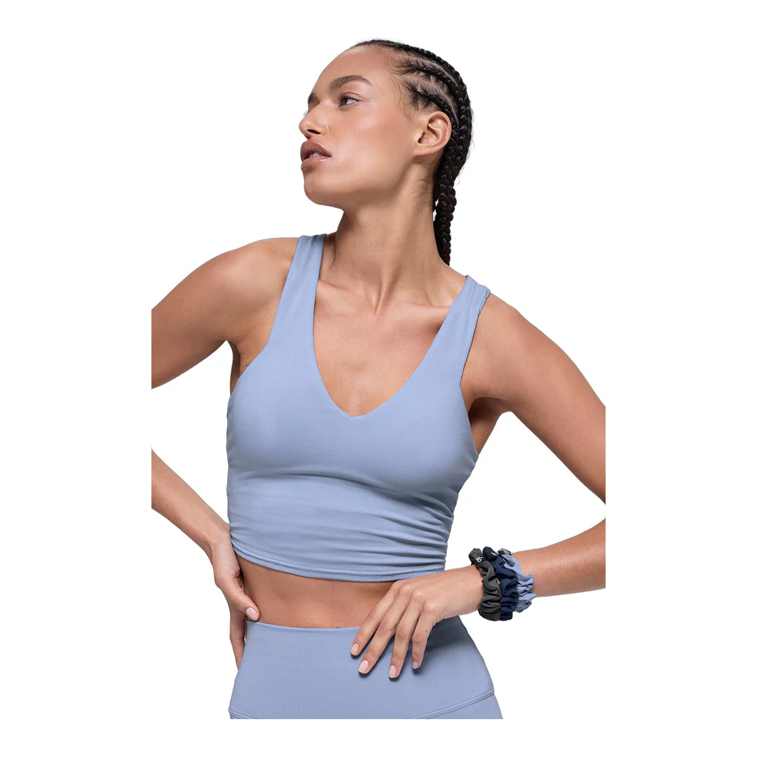 alo Fresh Mini Scrunchie 3-Pack - Winter Frost/Navy/Anthracite - Image 2