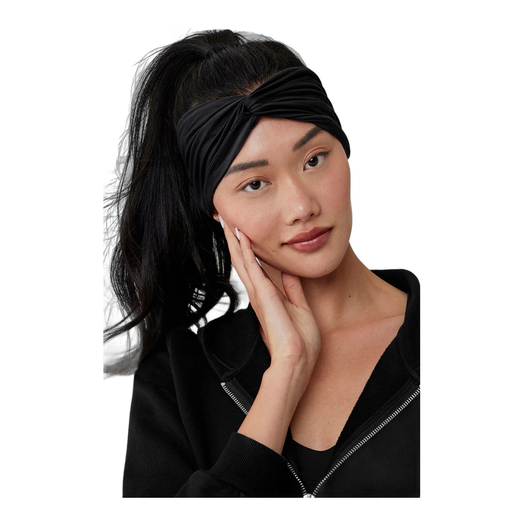 alo Alosoft Headband - Black - Image 3