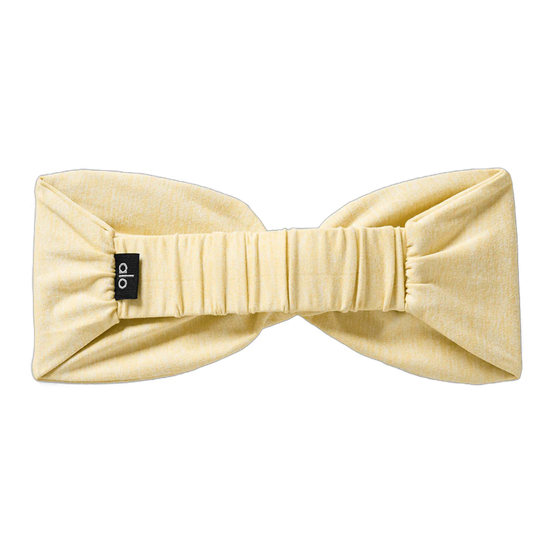 alo Alosoft Headband - Warm Butter Heather - Image 3
