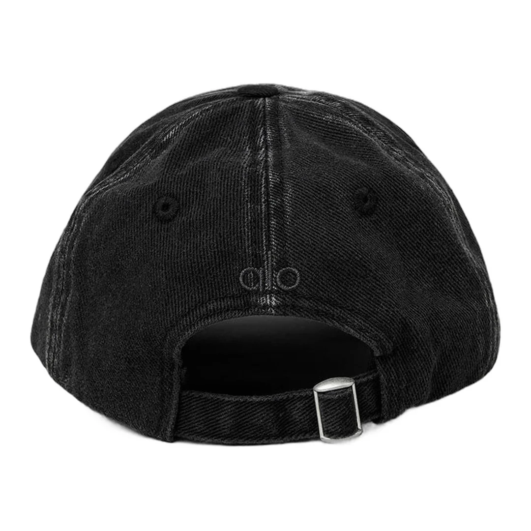 alo Washed Off-Duty Cap - Vintage Black - Image 3