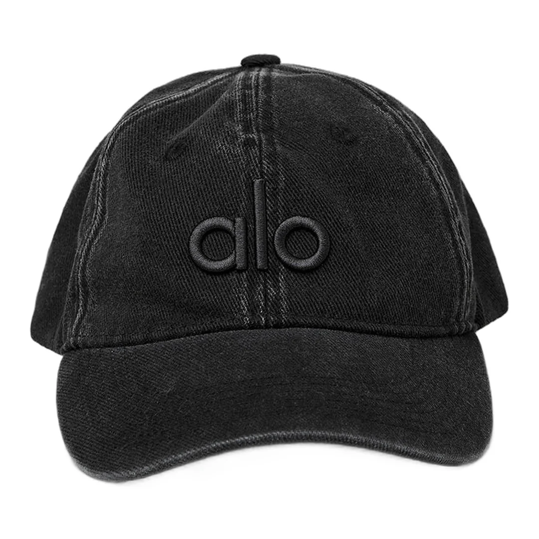 alo Washed Off-Duty Cap - Vintage Black - Image 4