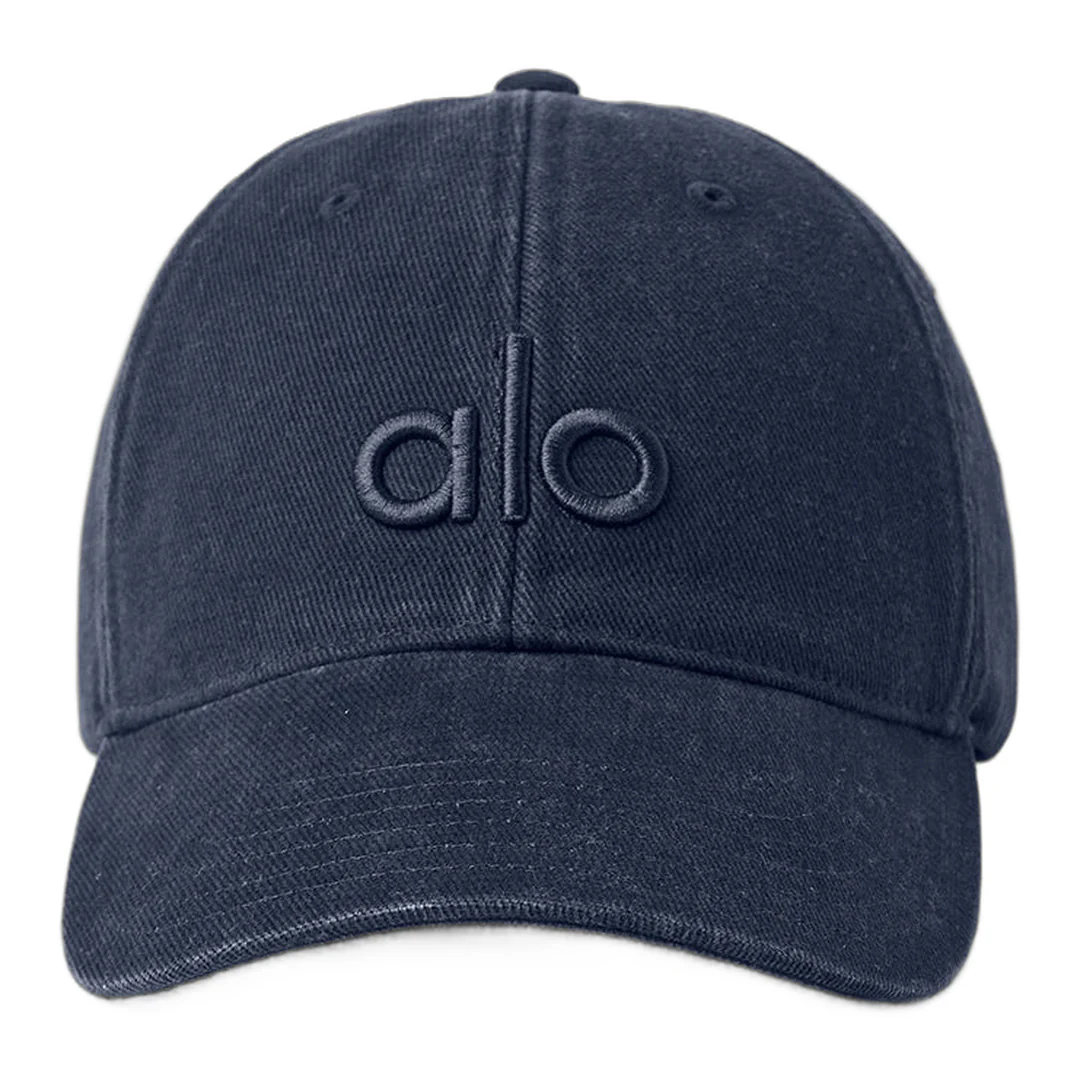 alo Washed Off-Duty Cap - Vintage Navy - Image 3