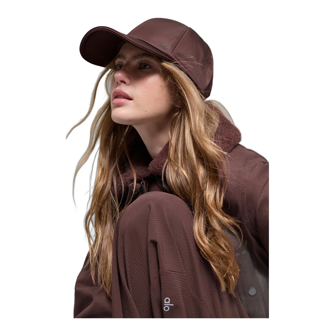 alo Satin Off-Duty Cap - Brownstone - Image 2