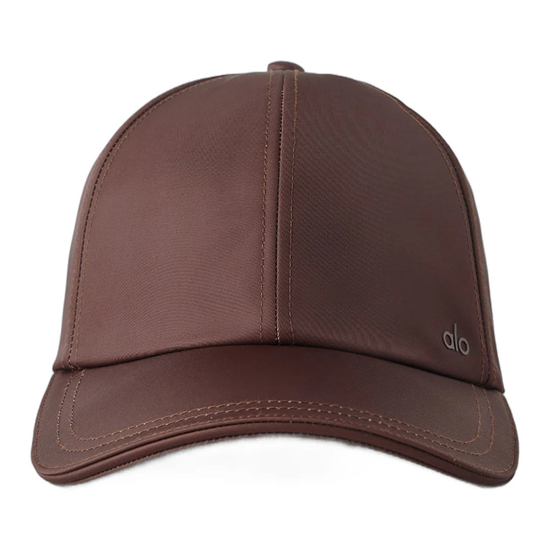 alo Satin Off-Duty Cap - Brownstone - Image 3