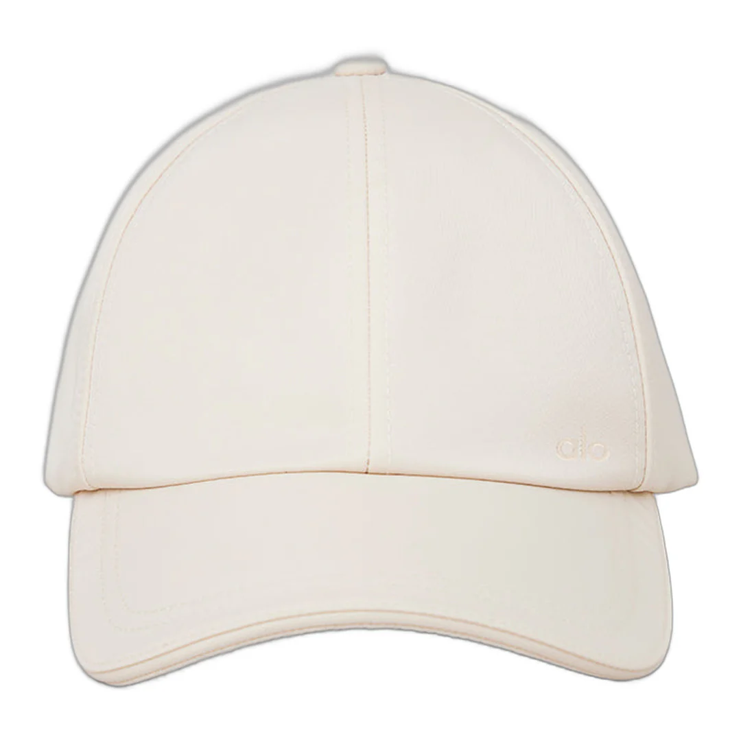 alo Satin Off-Duty Cap - Creme - Image 3