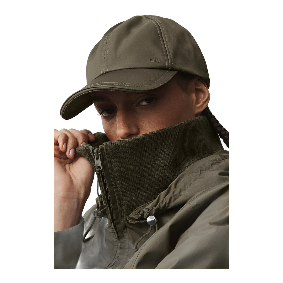 alo Satin Off-Duty Cap - Olive Tree - Image 2