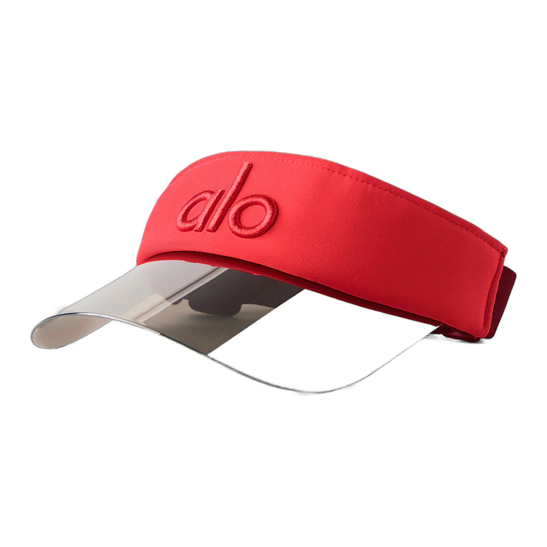 alo Airlift Solar Visor - Bright Red - Image 2