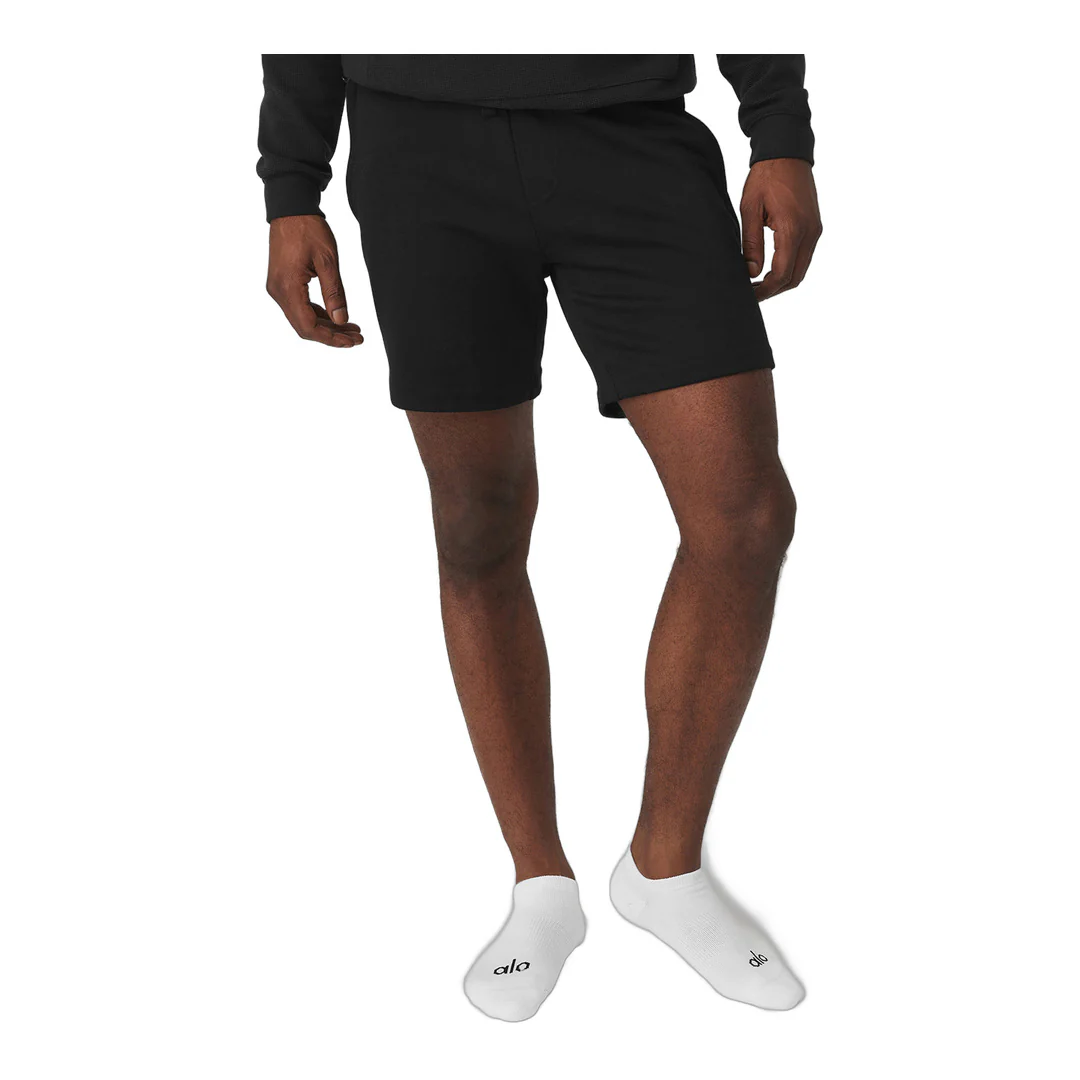 alo Unisex Street Sock - White/Black - Image 2