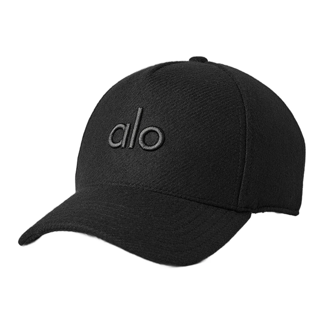 alo Wool Blend District Trucker Hat - Black