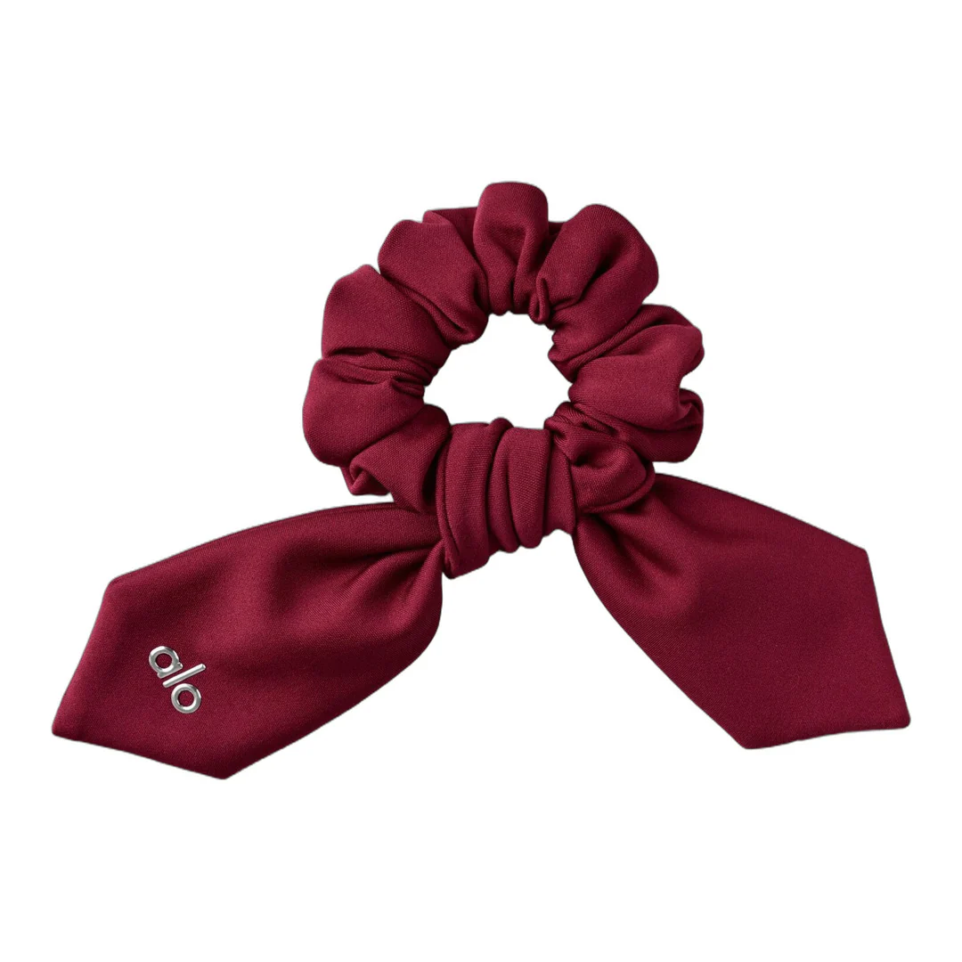 alo Airlift Rhythm Scrunchie - Summer Romance Red - Image 2