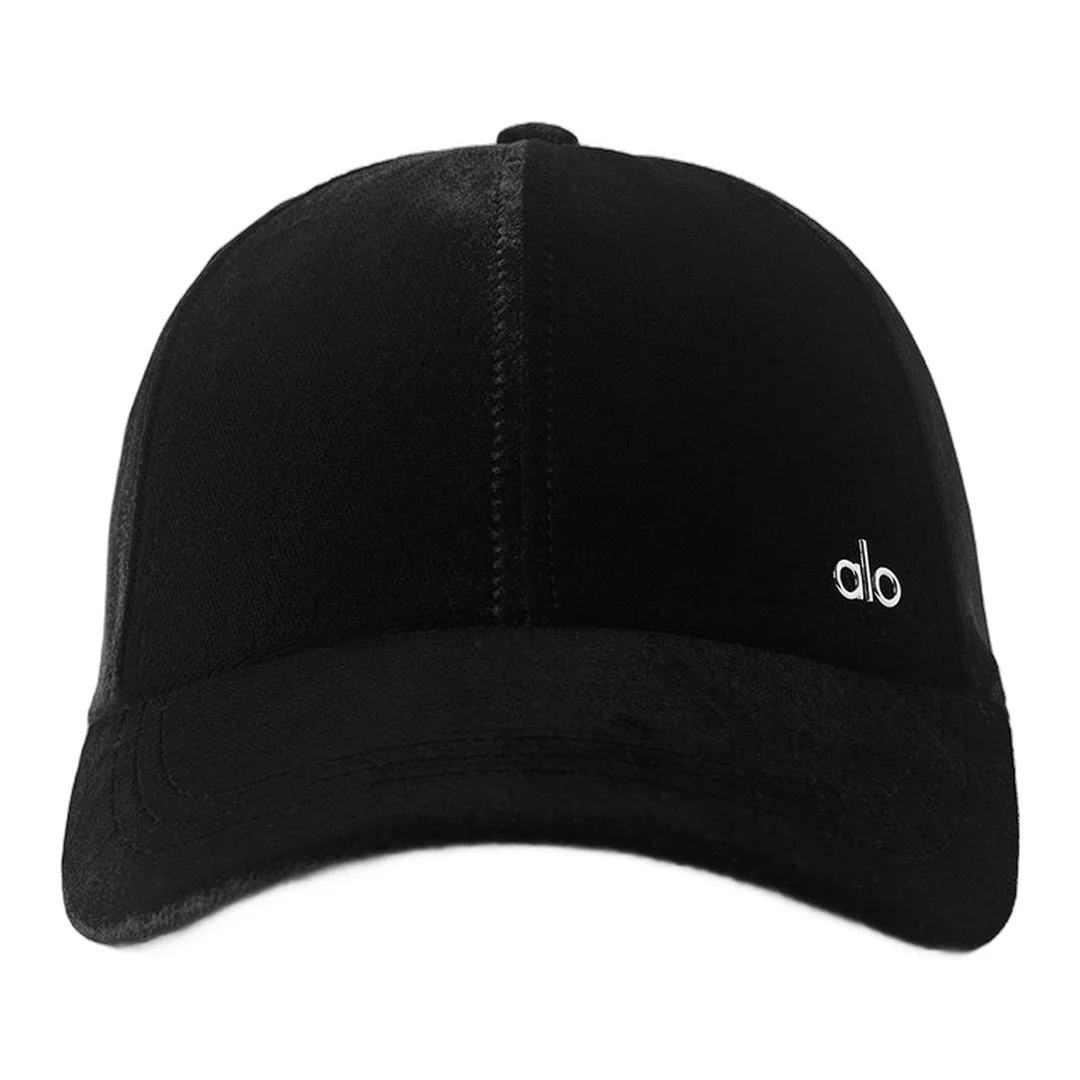 alo Velvet Off-Duty Cap - Black - Image 3