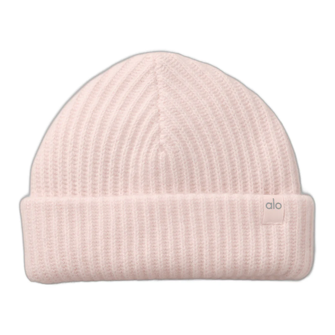 alo Courchevel Cashmere Beanie - Frosted Pink - Image 2