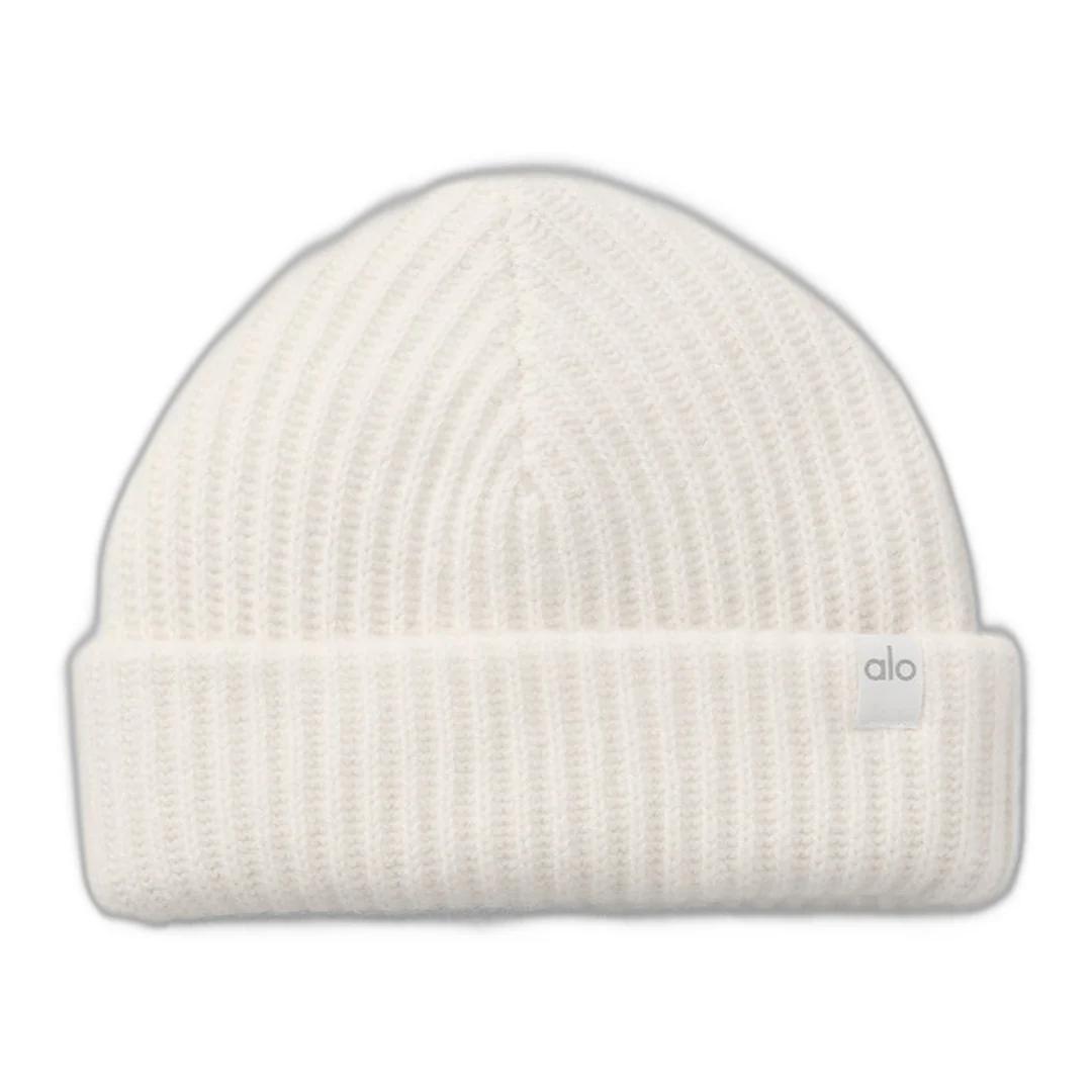 alo Courchevel Cashmere Beanie - Ivory - Image 2