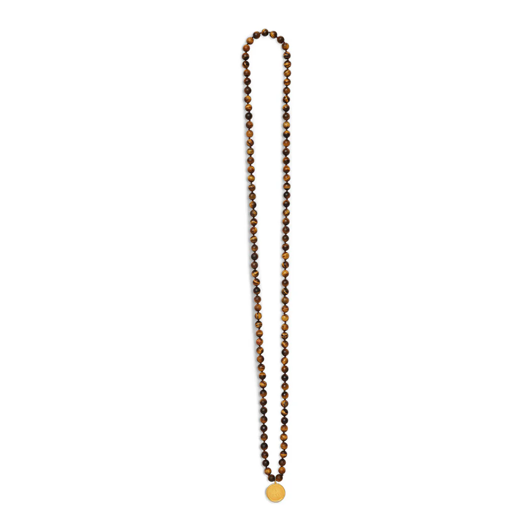 alo Tiger’s Eye Mala Necklace - Image 3