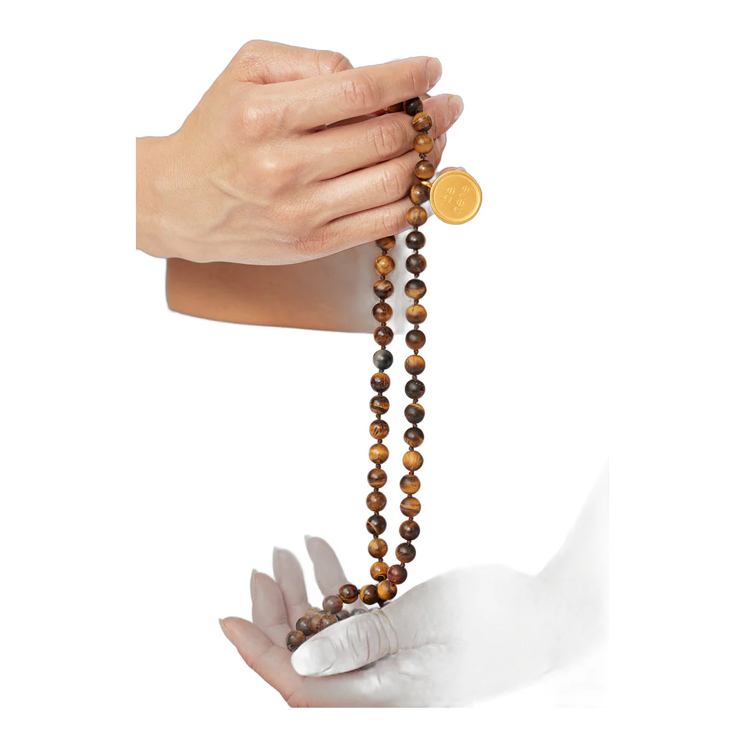 alo Tiger’s Eye Mala Necklace - Image 4