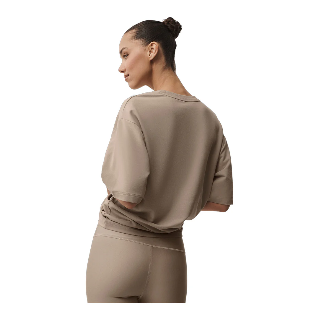 alo Double Take Short Sleeve - Gravel - Image 3