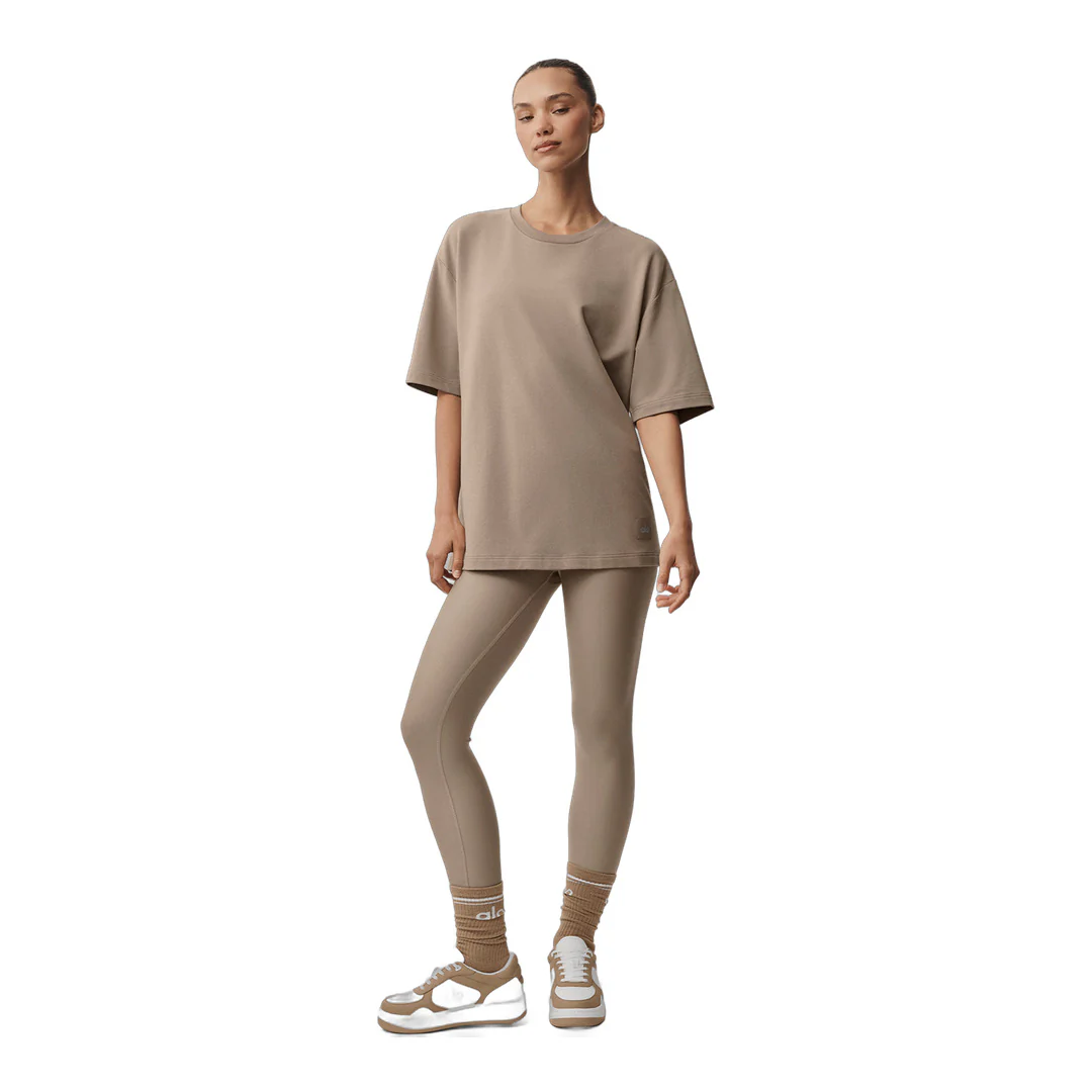 alo Double Take Short Sleeve - Gravel - Image 4