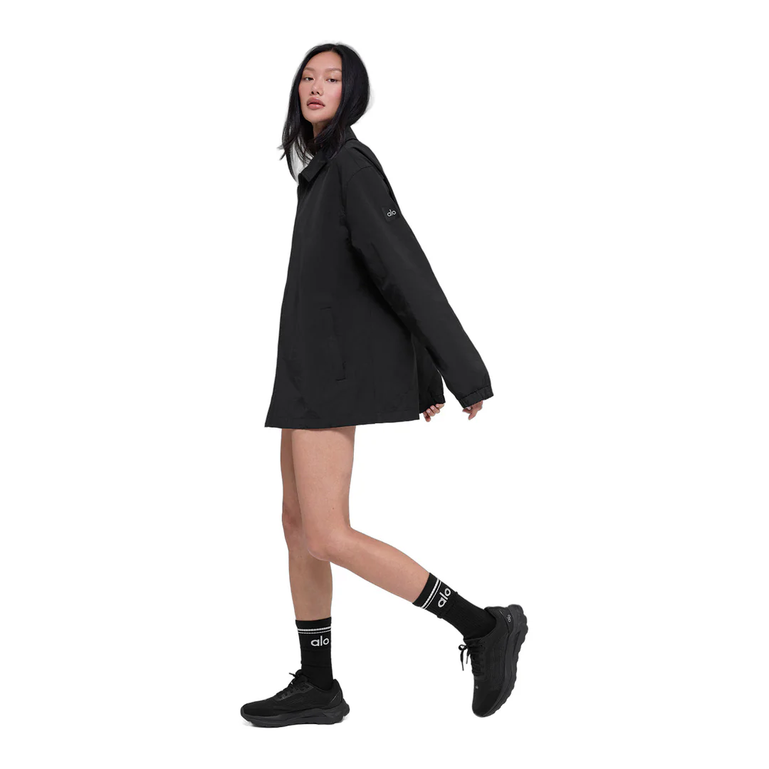 alo Torrent Overshirt - Black - Image 3