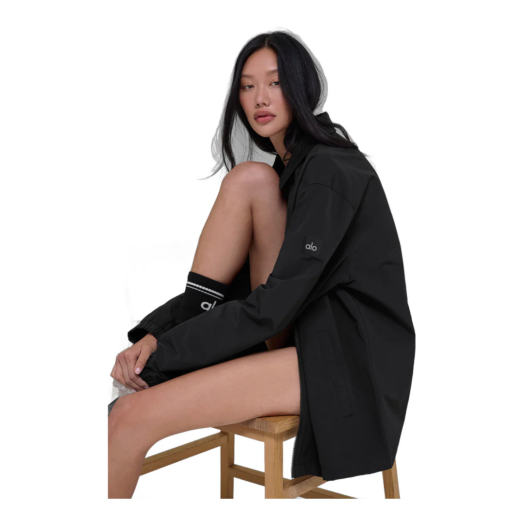 alo Torrent Overshirt - Black - Image 4