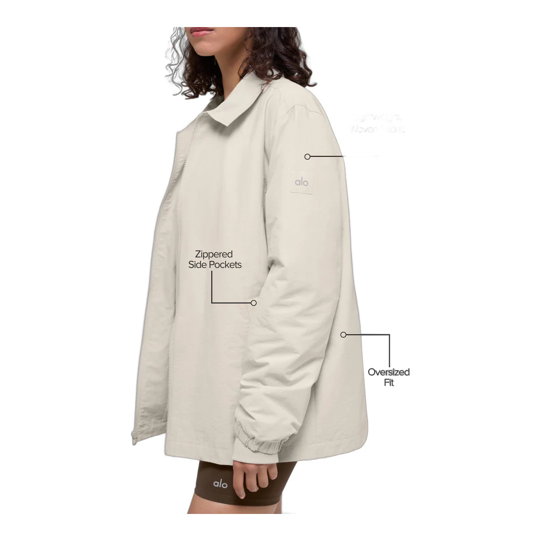 alo Torrent Overshirt - Bone - Image 2