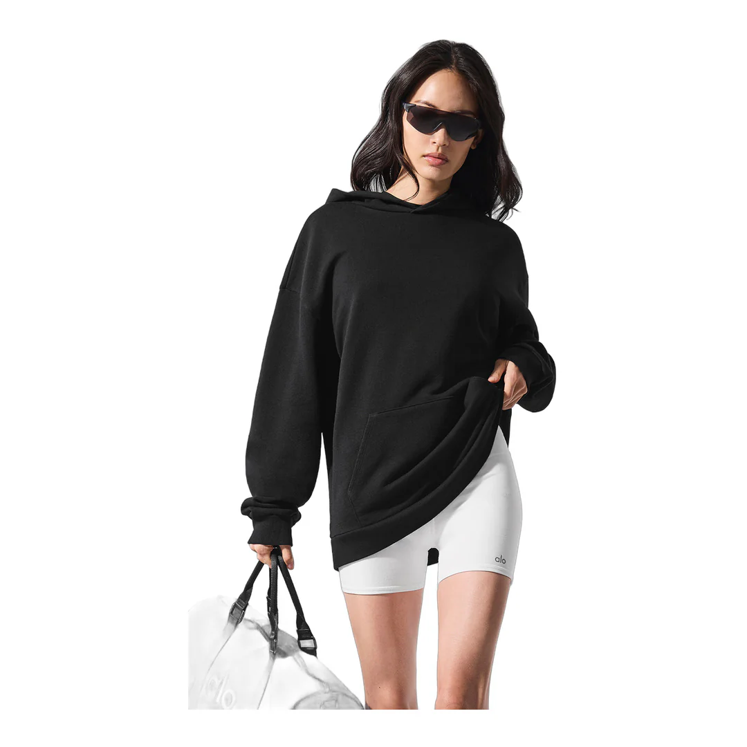 alo Chill Hoodie - Black - Image 3