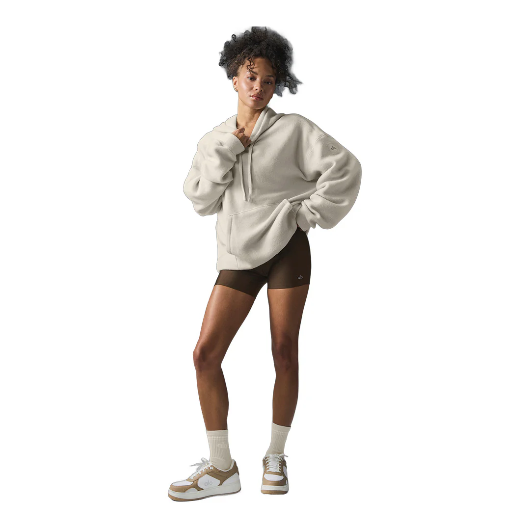 alo Triumph Restore Hoodie - Bone - Image 5