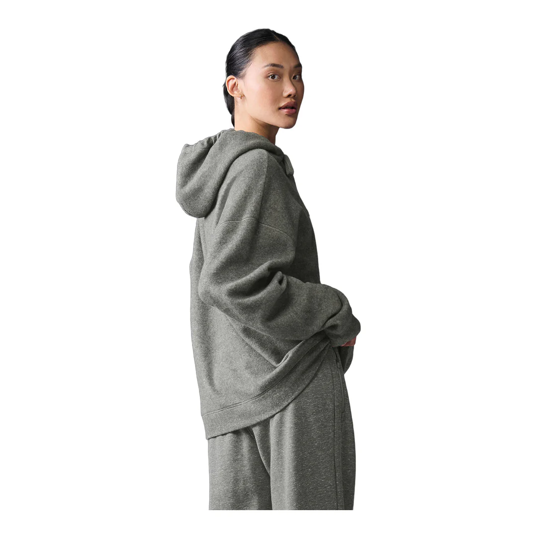 alo Triumph Restore Hoodie - Grey Triblend - Image 3