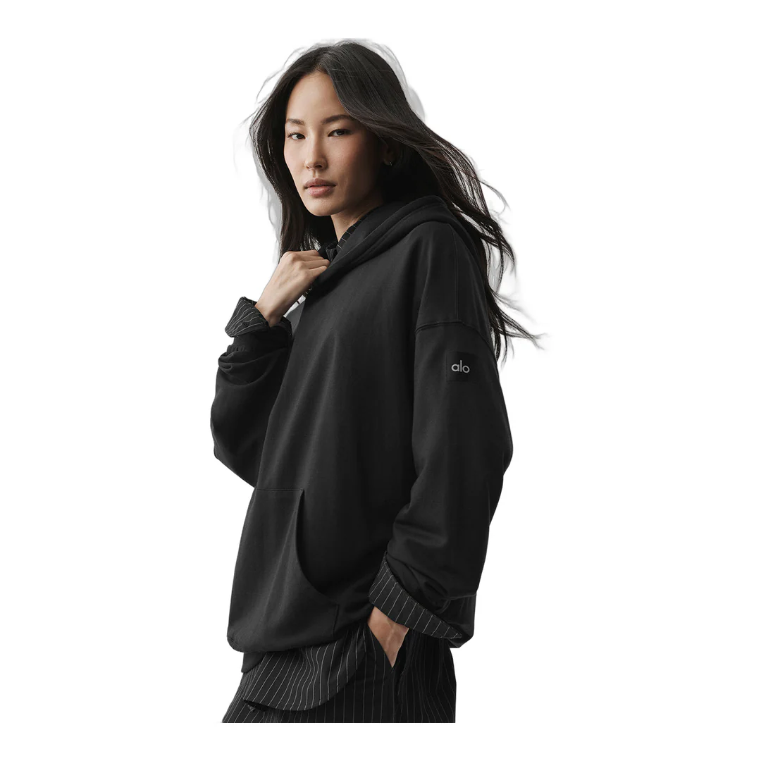 alo Double Take Hoodie - Black - Image 3