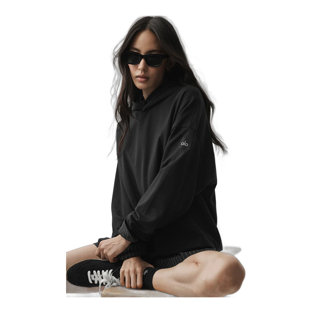 alo Double Take Hoodie - Black - Image 5