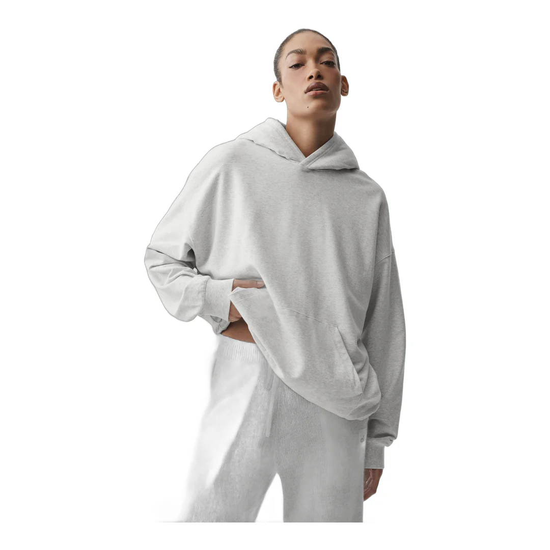 alo Double Take Hoodie - White Heather